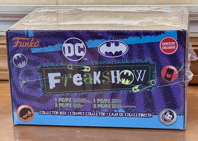 FUNKO POP! BATMAN - GOTHAM FREAKSHOW COLLECTOR'S BOX (GAMESTOP EXCLUSIVE) SEALED
