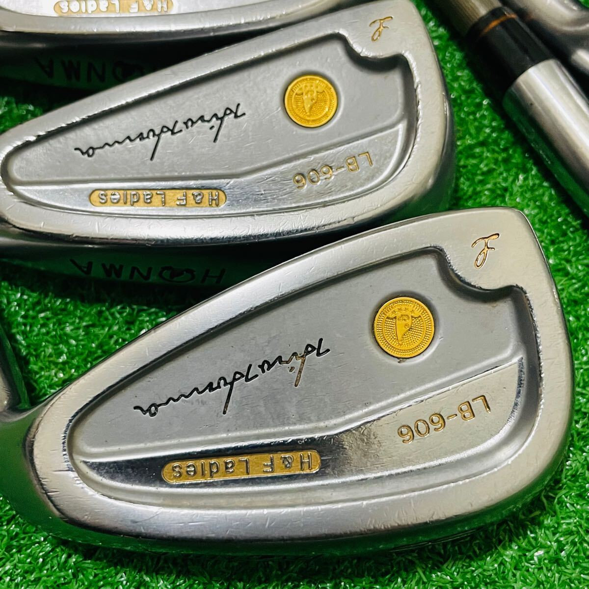 7994 Honma Lb-606 4S Women'S Flex L Golf Titanium Boron Iron 7994 Honma Lb-606 4S Women'S Flex L Golf Titanium Boron Iron