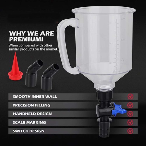 High - Quality Oil Filling Funnel with Spill - Proof Design Fits Various Cars - Picture 7 of 9