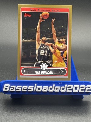 2006-07 Topps - Tim Duncan #2 Gold #180/500