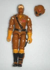 1987 Cobra WORMS & Helmet v1 Figure Vintage G.I. GI Joe 3.75 ARAH *99% Complete