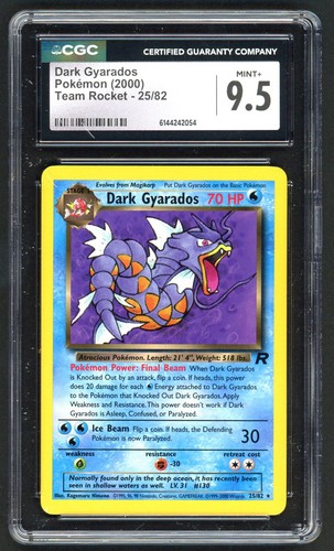 Dark Gyarados (Unlimited) graded CGC 9.5 for sale on eBay