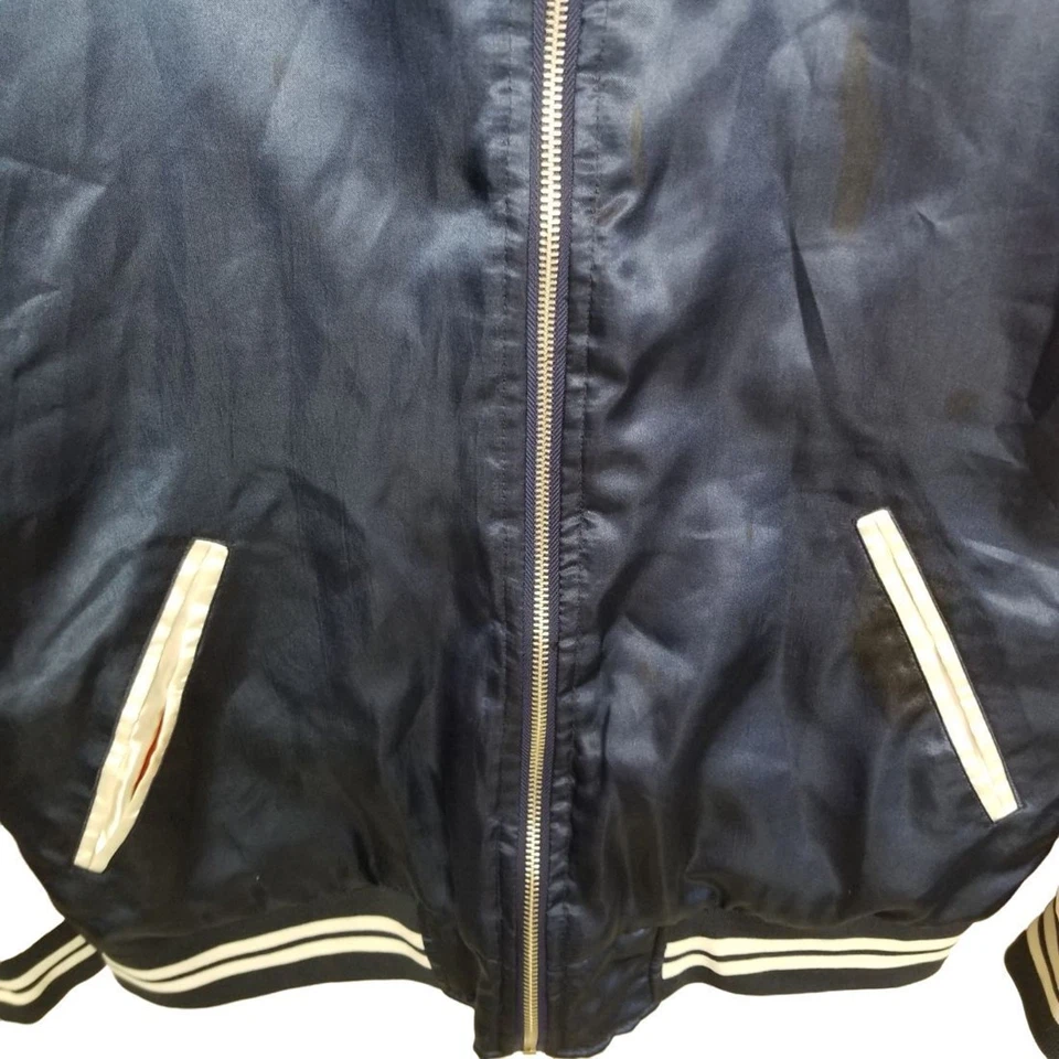 Куртка-бомбер American Stitch мужская L синяя университетская куртка мужская на молнии куртка мужская - Изображение 3 из 4