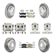 Front Rear Brake Rotors Pads Calipers Kit for Ford Ranger 2010-2011 oe75