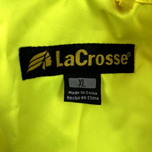 Muni San Francisco Jacket Parka Adult XL Yellow Hi-Viz SFMTA Rails Bart Transit - Picture 7 of 13