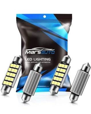 Marsauto 578 LED Bulbs Extremely Bright 400LM 2835 Chipsets for LED Interior Dom