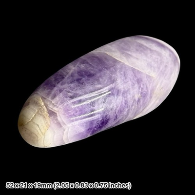 #ad Amethyst Natural Massage Healing Crystal Wand A Grade Polished Quartz Gemstone GBP 17.10