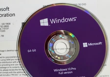 Win 10 pro operating system 64 bit English New in Sealed pkg OEI DVD 1 Device