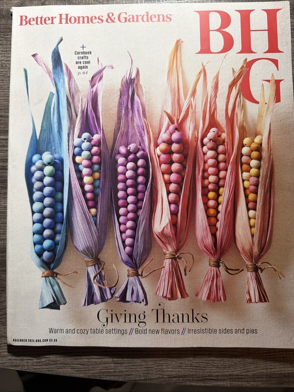 Better Home & Gardens Magazine November 2024 - Giving Thanks