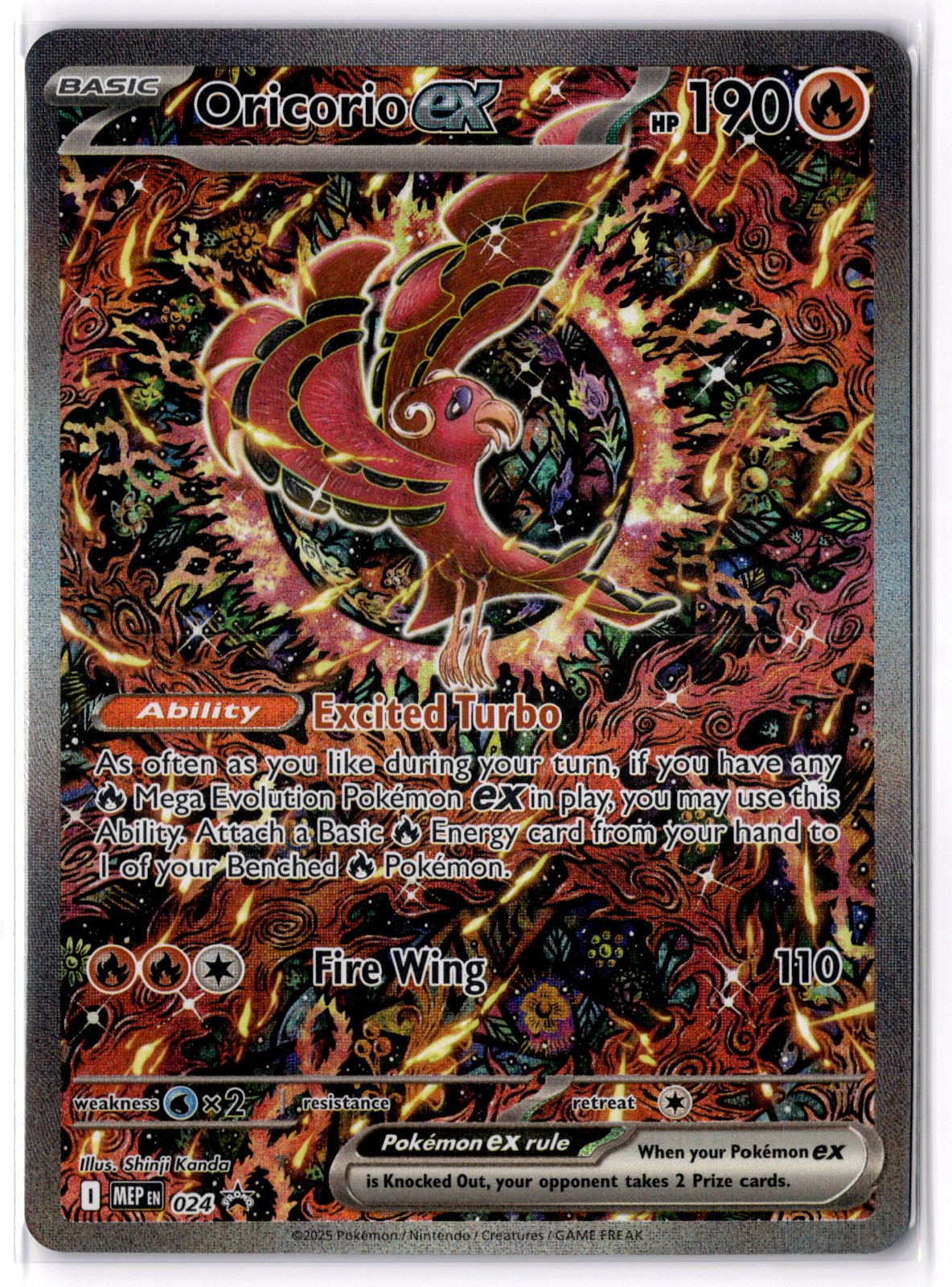 Oricorio ex Promo ME: Mega Evolution Promo 024 NM
