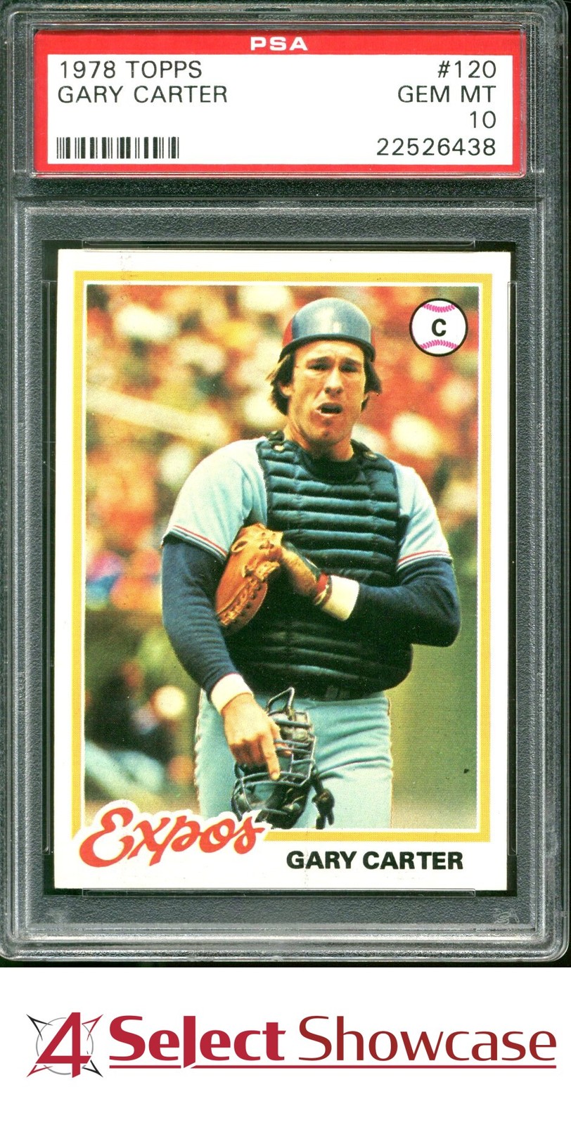 1978 TOPPS #120 GARY CARTER EXPOS HOF PSA 10