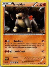 Terrakion 73/101 Noble Victories Rare NM Pokemon TCG