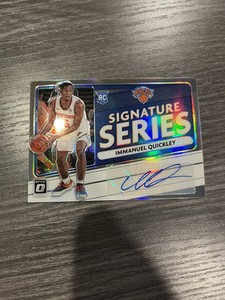 2020-21 Panini Donruss Optic Immanuel Quickley Signature Series RC Auto !!!