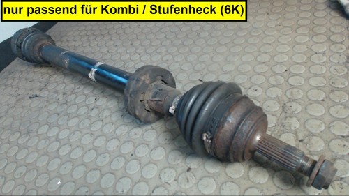 Antriebswelle Rechts VW Polo Variant 60 6 N/6 KV 12 Monate Garantie