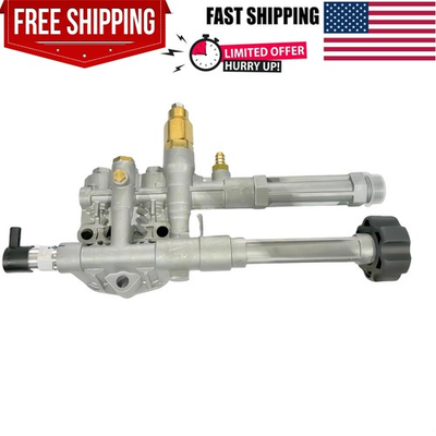#ad Quality Pressure Washer Pump Head Assy Complete Kit with Essential Components $70.39