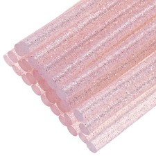 Mini Hot Glue Sticks for Glue Gun 4-inch x 0.28-inch Glitter Clear Pink 30Pcs 0.34 per stick