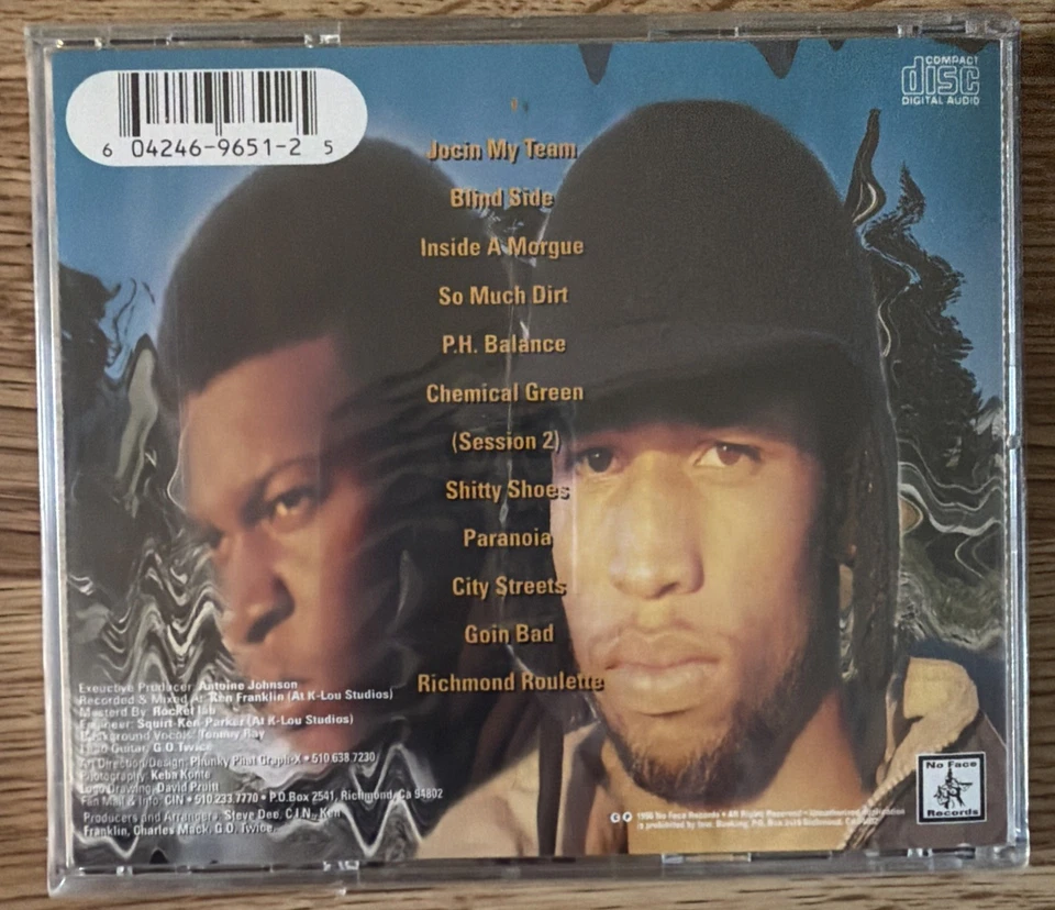 C.I.N. - Richmond Roulette CD SEALED Rare Limited Gangster Rap/hip Hop - Image 2 of 3