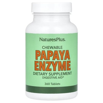 NaturesPlus, Chewable Papaya Enzyme, 360 Tabletten (137,37 EUR/kg)