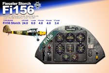 FIESELER STORCH Fi-156  COCKPIT instrument panel CDkit