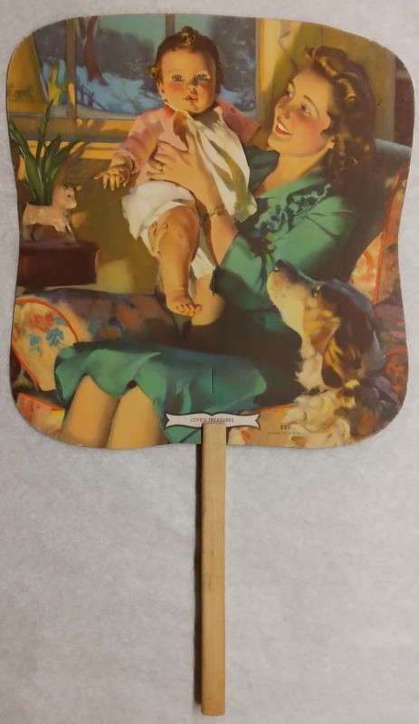 c1930 Hand Fan for "Haines the Shoe Wizard"