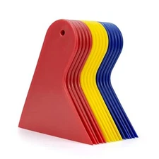  Plastic Small Scraper Set, Vinyl Wrap Squeegee, Decal Applicator, Window Tint 