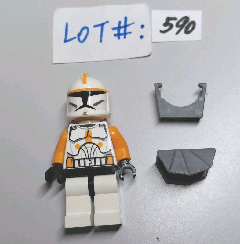 Lego Star Wars Ph 1 Clone Trooper Commander Cody Minifigure sw0196 (7676) Lt#590