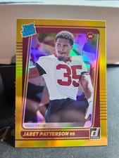 2021 Donruss Football Premium Gold Press Proof #298 Jaret Patterson Rookie