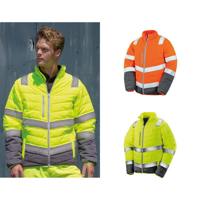 Result Safeguard Soft Padded Sicherheitsjacke - EN ISO 20471:2013+A1-2016 Class 2 (