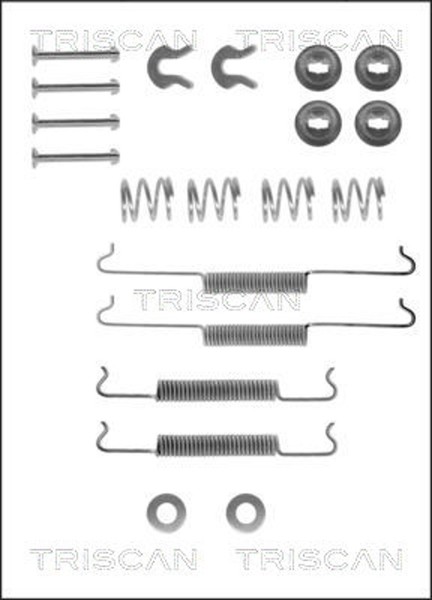 ZubehöRsatz Bremsbacken Triscan 8105 292338 FüR VW Porsche Kaefer 70 48 1200 924-image