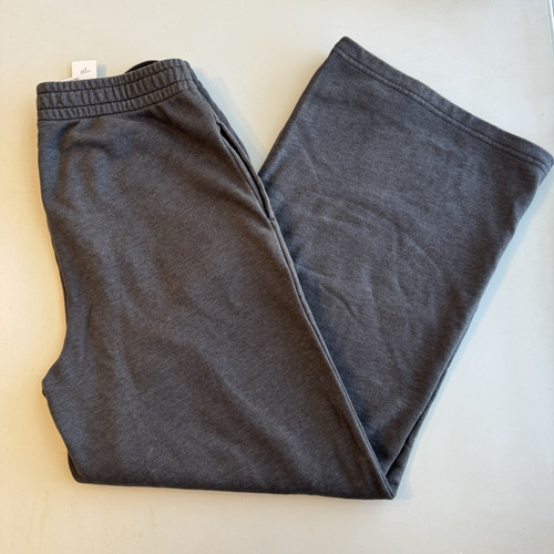 NWT American Eagle Wide Leg Flare Gray Sweatpants Medium Joggers Skater