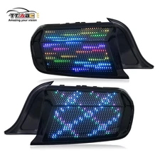USED RGB LED Tail Lights for 2015-2023 Ford Mustang Euro Rear Lamps W/ Dynamic