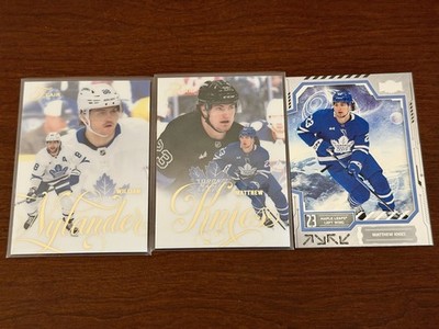 TORONTO MAPLE LEAFS Lot (3) Nylander FLAIR, Matthew Knies METAL & FLAIR #125