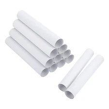 12 Pack Cardboard Tubes,Toilet Paper Rolls Corrugated Roll,9.84x1.58",White