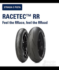 COPPIA GOMME METZELER 120/70-17 RACETEC RR K1 + 180-60 RACETEC RR K1