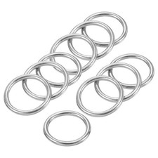 20x Metall O Ring 20mmx26mm Durchm. Nahtlos Geschweißter für DIY Heimwerker