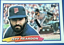 1988 Topps Big #10 Jeff Reardon Boston Red Sox