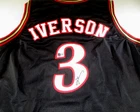 Allen Iverson / Autographed Philadelphia 76ers Custom Basketball Jersey / BAS