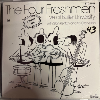 The Four Freshmen Live at Butler Univ CD W/O BCK CVR INS-VGC+-MMM
