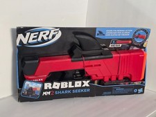 Nerf Gun Roblox Shark Seeker MM2 Red Toy and Game Code