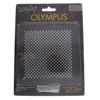 Beadsmith Olympus Drahtvorrichtung mit 40 Heringen 5'' Schmuck Drahtbiegewerkzeug Perücke Vorrichtung
