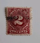Lot 8. US Stamp Rare Scott #J30 Two Cents Used