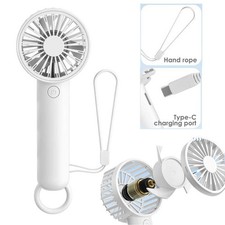 Mini Hand-held Fan Portable Folding Desk Fan Cooler Cooling USB Rechargeable