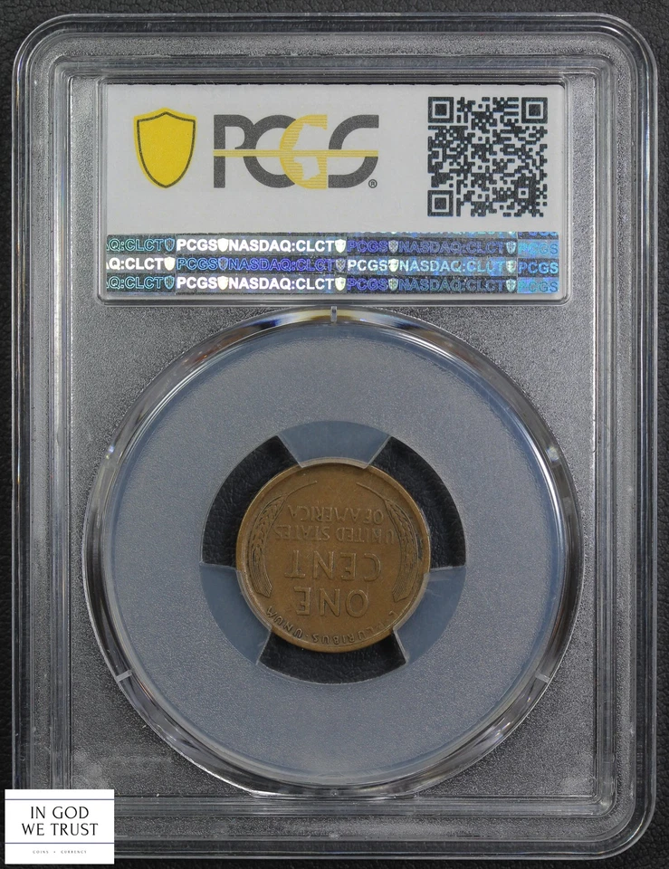 1909 S Lincoln Wheat Copper Cent 1C PCGS F 15 - Image 2 of 4