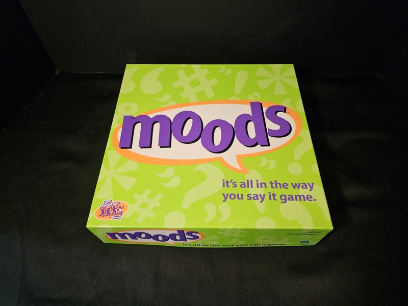 Rare MOODS Hasbro Boardgame 100% Complete " It's All In The Way You Say It" 2000