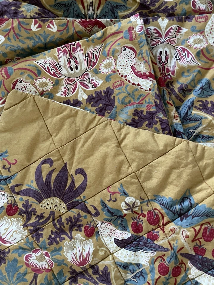 William Morris 藏红花季节 五月女王被套 带标准假 — 第 4/4 张图片