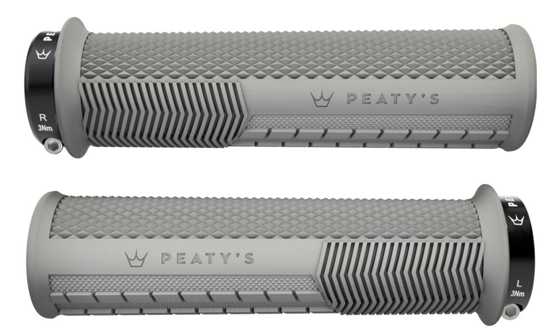 Peaty's Manopole Monarch Knurl Thick Race Control 32-34mm Grigio