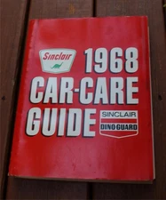 Sinclair Car Care Guide 1968 Spiral Book Sinclair DINO GUARD 338 Pages