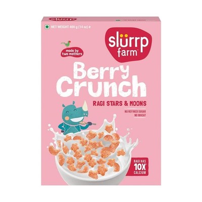 Slurrp Farm Berry Crunch Erdbeer Müsli 400g