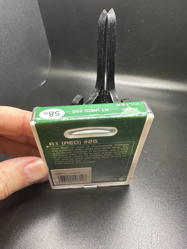 Kenko R1 Red Lens Filter 58mm Camera Color Enhancement Photography - Image 2 of 2