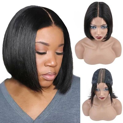bob middle part wig